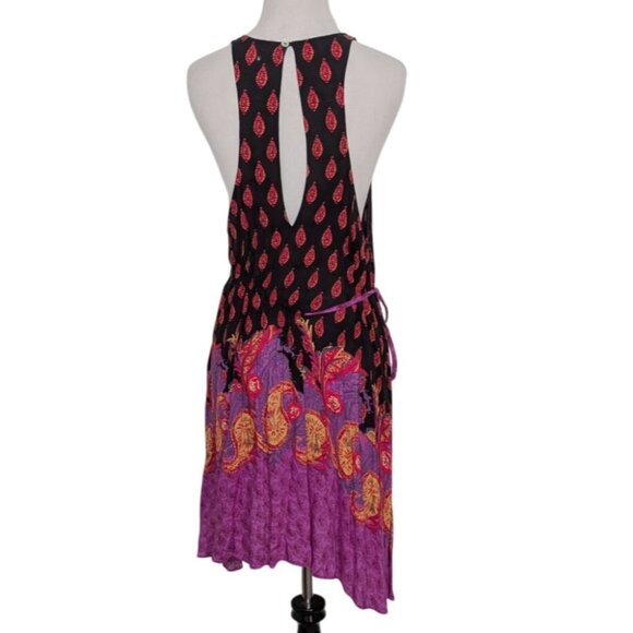 Intimately Free People Paisley Rendezvous Slip Dress Womens Size Small Purple - Picture 7 of 10